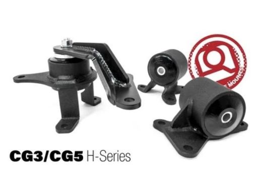 Bild von Innovative 98 - 02 Accord H - Series Black Steel Mounts 75A Bushings