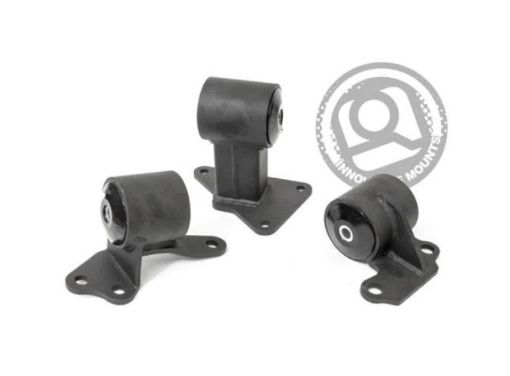 Bild von Innovative 94 - 97 Accord HF Series Black Steel Mounts 75A Bushings (Auto Trans)