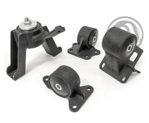 Bild von Innovative 00 - 05 Toyota MR2 Spyder 1ZZ Black Steel Mounts 75A Bushings