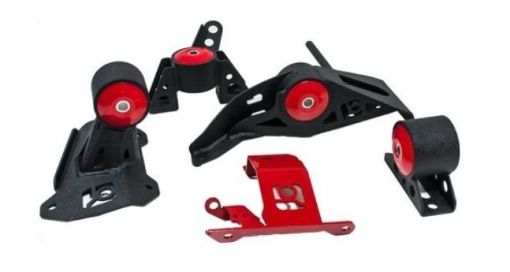 Bild von Innovative 12 - 15 Lotus EXIGE V6 Black Steel Mounts 75A Bushings