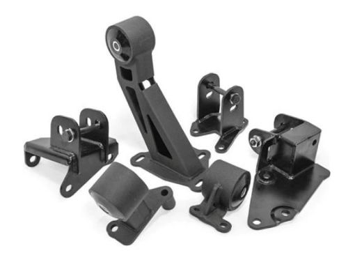 Bild von Innovative 96 - 00 Civic J - Series Black Steel Mounts 75A Bushings (EGDC Subframe)