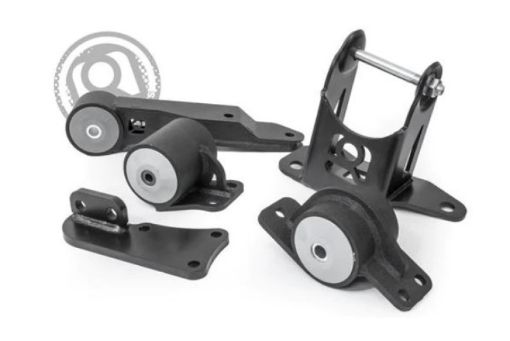 Bild von Innovative 00 - 07 Honda Insight K - Series Black Steel Mounts 75A Bushings (K20 Engine and Trans)