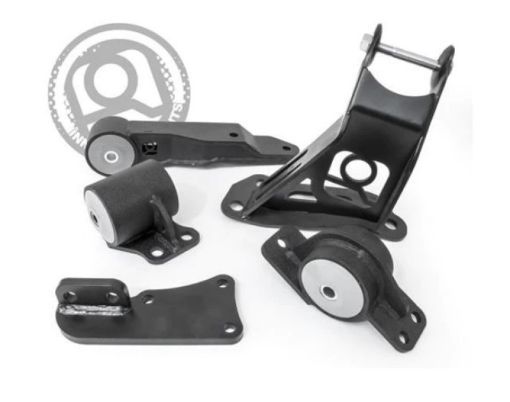 Bild von Innovative 00 - 07 Honda Insight K - Series Black Steel Mounts 75A Bushings (Auto to Manual)