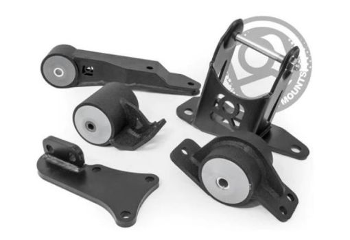 Bild von Innovative 00 - 07 Honda Insight K - Series Black Steel Mounts 75A Bushings (K24 Engine and K20 Trans)