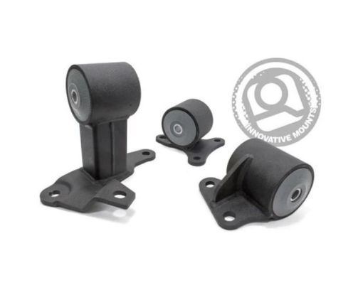 Bild von Innovative 94 - 97 Accord HF Series Black Steel Mounts 85A Bushings