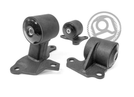 Bild von Innovative 94 - 97 Accord H - Series Black Steel Mounts 85A Bushings (Auto to Manual)