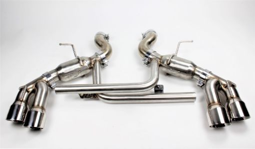 Bild von Mishimoto 2016 Chevrolet Camaro SS Quad - Tip Pro Axle - Back Exhaust w Polished Tips