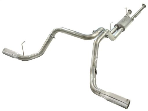 Bild von aFe MACHForce XP 2 - 12in to 3in 409 SS Cat - Back Exhaust w Polished Tips 10 - 17 Toyota Tundra V8 5.7L