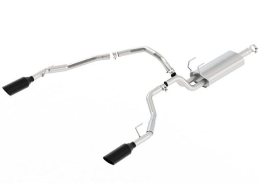 Bild von Borla 09 - 17 Ram 1500 5.7L V8 3in - 2.5in Dual Out Pipe 5in Tip S - Type Exhaust Black Chrome