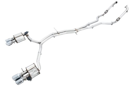 Bild von AWE Tuning Audi B9 S5 Coupe SwitchPath Exhaust w Chrome Silver Tips (102mm)