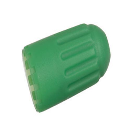 Bild von Schrader TPMS Plastic Green Sealing Snap - In Valve Cap - 100 Pack