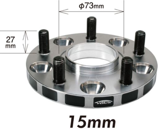 Bild von Project Kics 12X1.25 HUB56MM 5 - 114.3 Wide Tread Spacers - 15MM