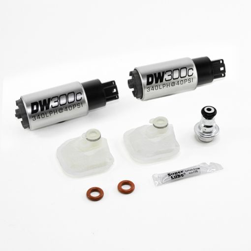 Bild von DeatschWerks 09 - 15 Cadillac CTS - V DW300c (2) 340 LPH In - Tank Fuel Pumps w Install Kit