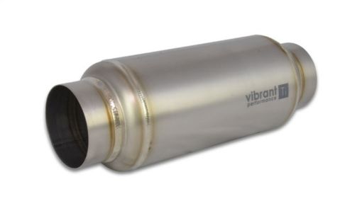 Bild von Vibrant Titanium Resonator 2.5in. Inlet 2.5in. Outlet x 12in. Long