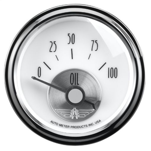 Bild von Autometer Prestige Series Pearl 2 - 116in 100PSI Electronic Oil Pressure Gauge