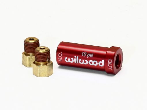 Bild von Wilwood Residual Pressure Valve - New Style w Fittings - 10 Red