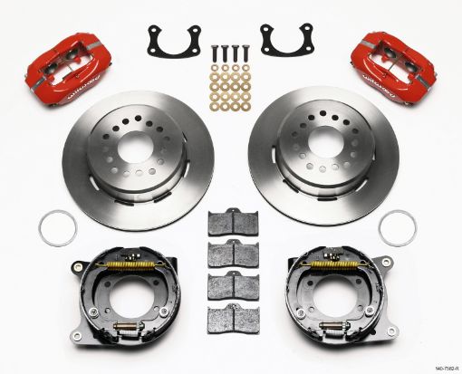 Bild von Wilwood Forged Dynalite PS Park Brake Kit Red New Big Ford 2.36in Offset