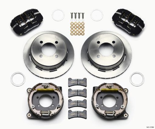 Bild von Wilwood Dynapro Low - Profile 11.00in P - Brake Kit Ford 7.5in Rear 2.80 Offset - 4 - Lug