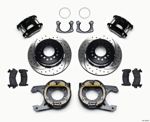 Bild von Wilwood D154 PS Park Brake Kit Drilled New Big Ford 2.50in Off Staggerd Mount