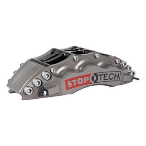 Bild von StopTech 04 - 07 STi Trophy Style Front Big Brake Kit 355X32MM with Gun Metal ST60 Calipers Slotted Ro