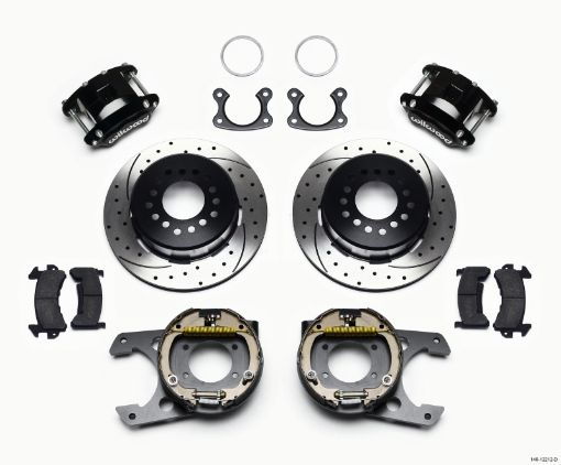 Bild von Wilwood D154 PS Park Brake Kit Drilled Small Ford 2.50in Offset