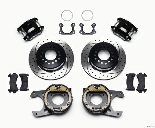 Bild von Wilwood D154 PS Park Brake Kit Drilled Small Ford 2.66in Offset