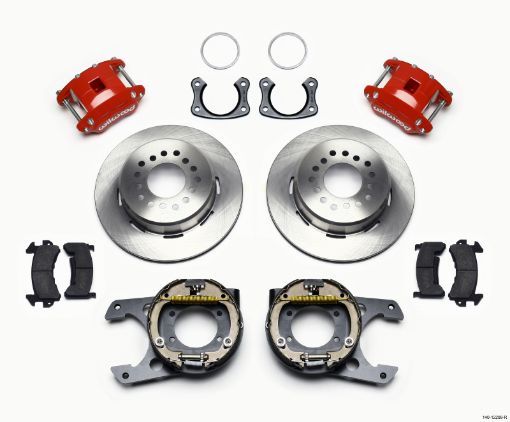 Bild von Wilwood D154 PS Park Brake Kit Red New Big Ford 2.50in Offset