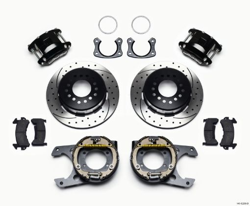 Bild von Wilwood D154 PS Park Brake Kit Drilled New Big Ford 2.50in Offset