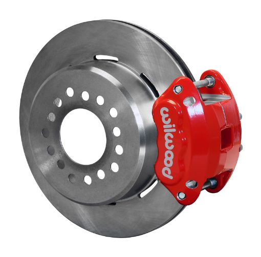 Bild von Wilwood D154 PS Park Brake Kit Red MoparDana 2.50in Off wSnap Ring Brng