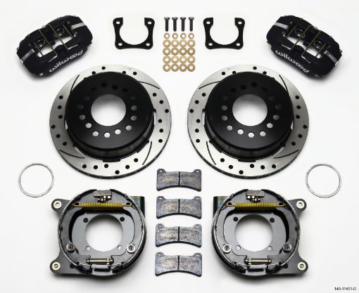 Bild von Wilwood Dynapro Low - Profile 11.00in P - Brake Kit Drilled Chevy 12 Bolt Spcl 2.81in Offset