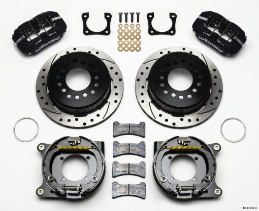 Bild von Wilwood Dynapro Low - Profile 11.00in P - Brake Kit Drilled Chevy 12 Bolt Spcl 2.81in Off Stag Mount