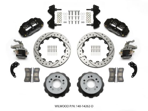 Bild von Wilwood Narrow Superlite 4R MC4 Rear Kit 12.88 Drilled Currie Pro - Tour Unit Bearing Floater