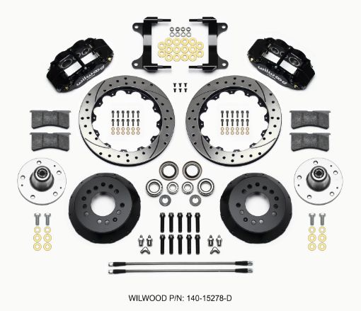 Bild von Wilwood Narrow Superlite 6R Front Hub Kit 12.88in Drilled 82 - 92 CamaroFirebird