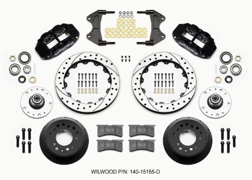 Bild von Wilwood Narrow Superlite 6R Front Hub Kit 12.88in Drilled WWE ProSpindle (5x4.75in 5x5.00in Hub)