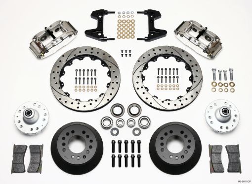 Bild von Wilwood Narrow Superlite 6R Front Hub Kit 12.88in Drill Pol 74 - 80 PintoMustang II Disc Spindle only