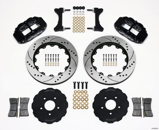 Bild von Wilwood Narrow Superlite 6R Front Hat Kit 14.00in Drilled Mitsubishi EVO VIII