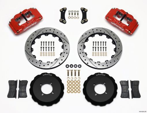 Bild von Wilwood FSLI4 Front Hat Kit 13.00in Drilled Red 2003 - 05 Scion xA xB