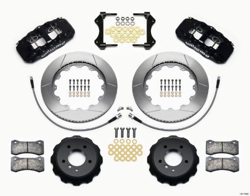 Bild von Wilwood AERO6 Front Hat Kit 14.00 2007 - 2011 BMW E90 Series wLines