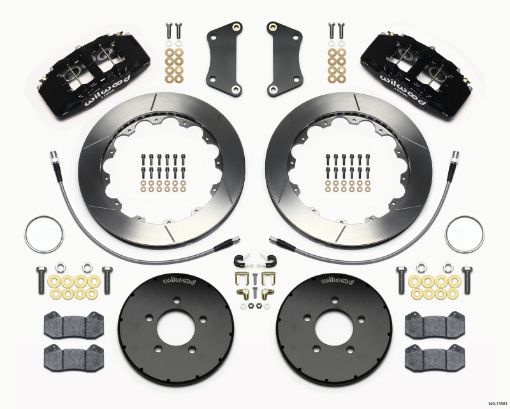 Bild von Wilwood Dynapro 6 Front Hat Kit 12.88in 2005 - Up Mazda 3 w Lines