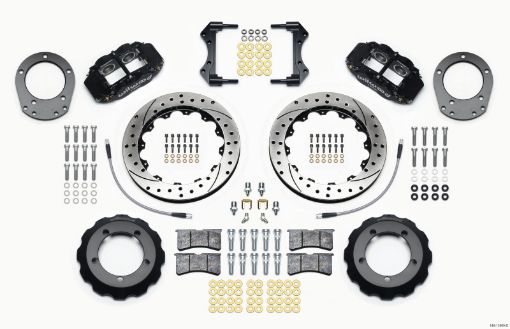 Bild von Wilwood Narrow Superlite 4R Front Hat Kit 12.88in Drilled 76 - 77 Ford Bronco Dana 44 wLines