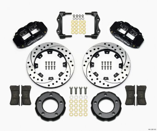 Bild von Wilwood Narrow Superlite 4R Front Kit 12.19in Drilled 82 - 86 Jeep CJ