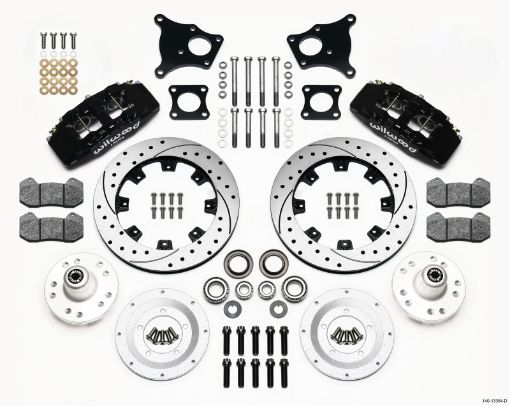 Bild von Wilwood Dynapro 6 Front Hub Kit 12.19in Drilled AMC 71 - 76 OE Disc wo Bendix Brakes