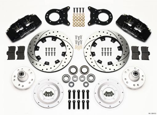 Bild von Wilwood Dynapro 6 Front Hub Kit 12.19in Drilled 1970 - 1973 Mustang Disc Drum Spindle