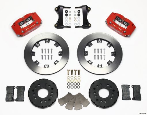 Bild von Wilwood Dynapro Radial Front Kit 12.19in Red 95 - 99 Mitsubishi Eclipse (Line Kit Needed)