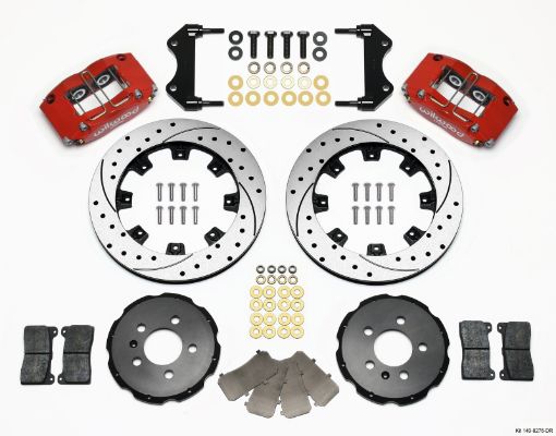 Bild von Wilwood Dynapro Radial Front Kit 12.19in Drilled Red 99 - 03 Jetta IV Golf IV