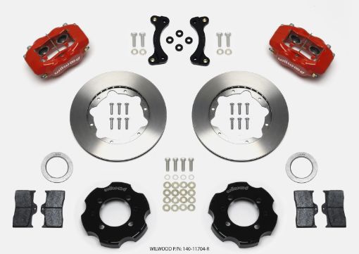 Bild von Wilwood Forged Dynalite Front Hat Kit 11.00in Red 95 - 05 Miata