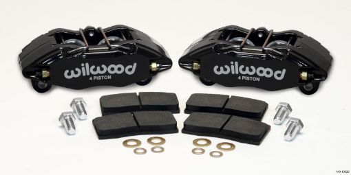 Bild von Wilwood DPHA Front Caliper Pad Kit Black Honda Acura w 262mm OE Rotor