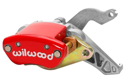 Bild von Wilwood Caliper - MC4 Mechanical - LH - Red w Logo 1.19in Piston .81in Disc