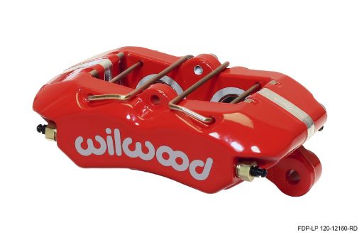 Bild von Wilwood Caliper - Dynapro Low - Profile 5.25in Mount - Red 1.12in Pistons .81in Disc