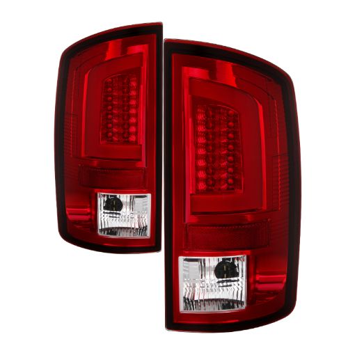 Bild von Spyder 07 - 09 Dodge Ram 25003500 V3 Light Bar LED Tail Lights - Red Clear (ALT - YD - DRAM06V3 - LBLED - RC)